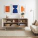 en.casa Commode Boxholm 120x30x55 cm avoine
