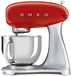 Smeg SMF02RDEU Stand Mixer - 800W - Red/Silver