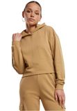 Urban Classics Oversized Light Terry Crop Hoodie Beige L