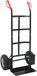 vidaXL Uittrekbare Handwagen Zwart en Rood 57 x 46 x 113 cm Staal