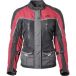 GMS-Moto Twister Neo, veste textile imperméable pour femmes, couleur: Noir/Gris/Rouge, taille: XS