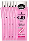 Gliss Kur Shampoo Soie Liquide - 6 x 250 ml - Lot promotionnel