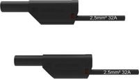Schützinger Veiligheidsmeetsnoer 150 cm Zwart