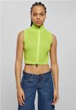 Urban Classics Short Knit Mouwloze top Geel S