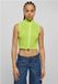 Urban Classics Short Knit Mouwloze top Geel S