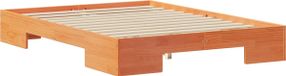 vidaXL Cadre de lit Marron 140 x 190 cm