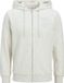 JACK&JONES JJONE COLOR SUMMER SWEAT ZIP HOODIE Hommes Gilet Blanc M