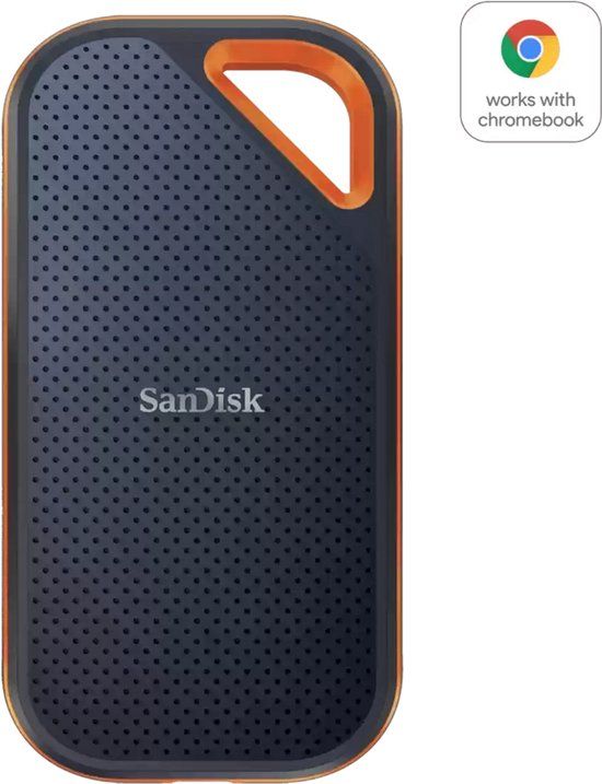 SanDisk Extreme PRO Portable SSD 2TB - USB-C 3.2 Gen 2 - Black
