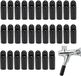 Biertap Cap - Zwart Home Brew Beer Kraan Tap Rubber Draft Kraan Beschermkap Plug Cover Bier Productie Accessoire (30 pièces)