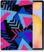 B2Ctelecom Samsung Galaxy Tab S6 Lite Back Cover Funky Triangle