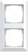 Unbekannt OPUS® 55 Inform afdekframe uitvoering 2-voudig, kleur polaire wit