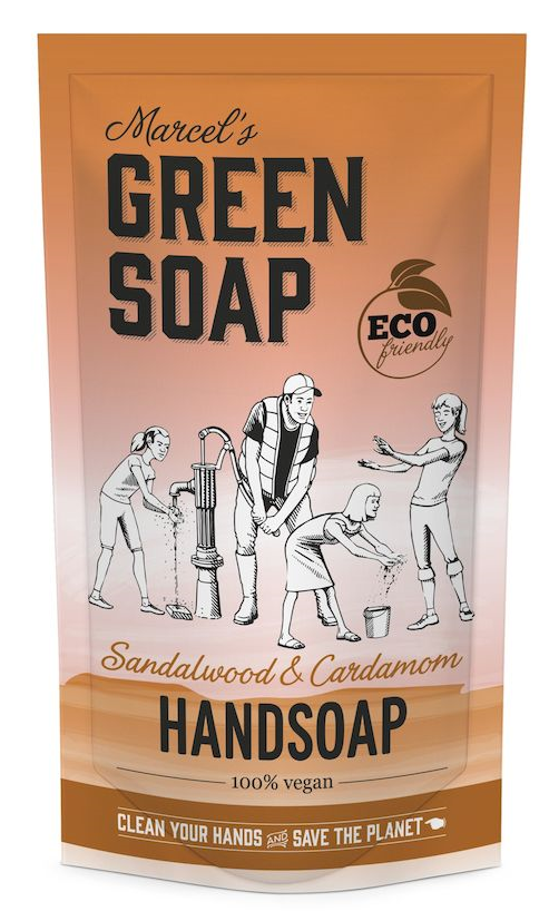 Marcels Green Soap Handzeep Sandelhout & Kardemom Navulling