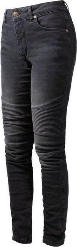 John Doe BETTY BIKER LIGHT GREY XTM Motorcycle Jeans - 27/34 - Women's