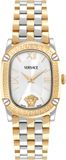 Versace VE1B01325 Greca Couture Dames Polshorloge Kwarts Zilver/Goud