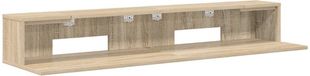 vidaXL Studiobureau Sonoma Eiken 130 x 36 x 19,5 cm Bewerkt hout