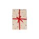 Nappe Coton Recyclé Brindilles de Noël 145 x 180 cm