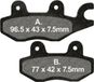 EBC Brakes SFA635 Jeu de plaquettes de frein