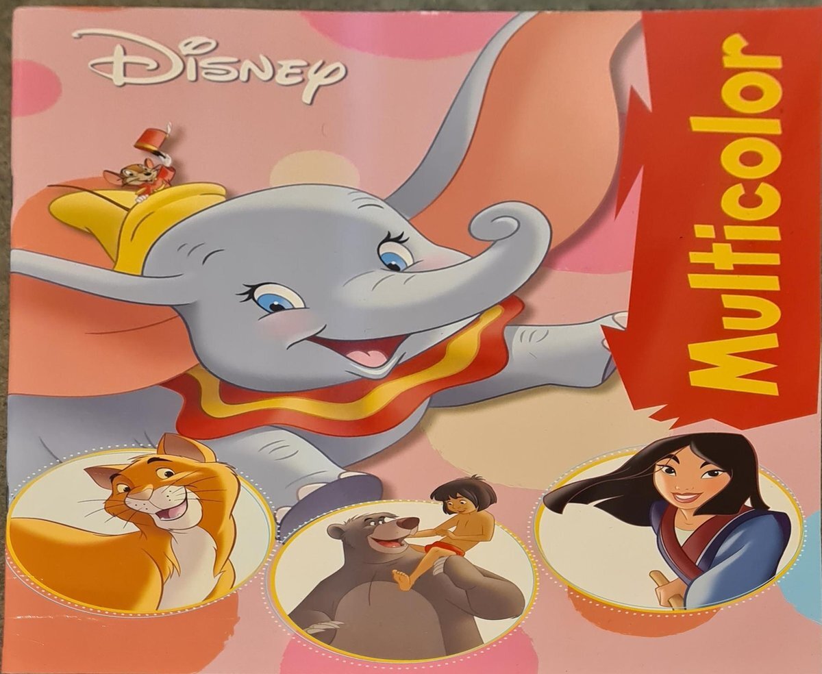 Disney Multicolor - Dombo Kleurboek