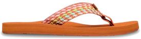 Roxy Porto Rope Slippers Oranje EU 36 Vrouw