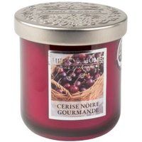 HEART & HOME - Geurkaars op basis van natuurlijke sojawas voor thuis - Klein glas Zwarte Kersen Gourmet - Brandduur 30 uur