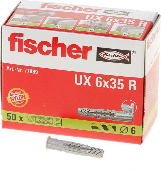 Fischer Universeelplug UX 6 x 35 R (50)