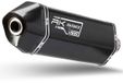 Mivv Speed Edge Kymco Ak550 2017-20 O.009.lrb Homologué Système d'échappement complet Argent