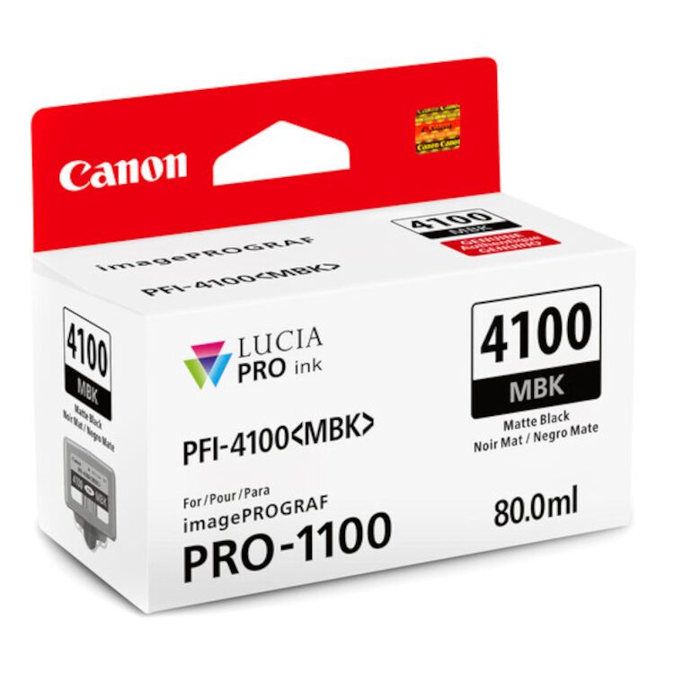 Canon PFI-4100MBK - Mat Zwart - Inktcartridge - Origineel