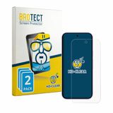 BROTECT - Screenprotector voor Google Pixel 11 - Folie Beschermfolie transparant 2 Stuks