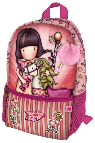 Safta - Mini rugzak Gorjuss Fairground Carousel 26 x 34 x 11,4 cm, meerkleurig (11GJ03)