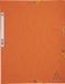 Exacompta 25x Elastomap 3 kleppen in glanskarton 400g/m2 - A4 - Oranje