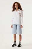 Garcia Meisjes Effen Shorts Blauw