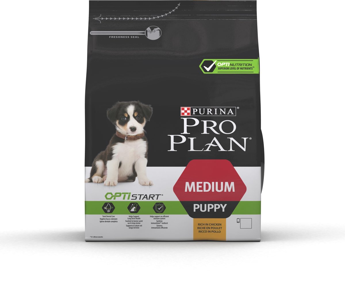 PRO PLAN Medium Puppy - Kip Met Optistart - 3 kg