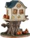 Lemax Spooky Town Skull Tree House - Kunststof - 18.70 cm Hoog - 16.40 cm Breed - Met Verlichting
