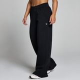 MyProtein MP Basics joggingbroek met rechte pijpen in petite lengtemaat voor dames - Zwart - XL