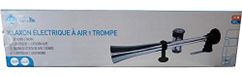 claxon, Muziekhoorn, verchroomd, 1 tromp, 47 cm, met luchtcompressor, 24 V