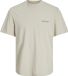 JACK&JONES - JORVESTERBRO BACK TEE SS CREW NECK - Heren - T-shirts - M - Moonbeam - Katoen