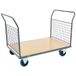 Manutan Expert Platformwagen met gaaswand Draagvermogen 400 - 500 kg