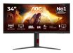 AOC CU34G4 34" Curved Ultrawide Gaming Monitor - 180Hz, 3440x1440, HDR