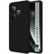 Tumundosmartphone Hoesjes van vloeibare siliconen, zeer zacht, voor Realme GT 6/GT 6T 5G, zwart
