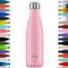 FLASKE Flower Thermosfles RVS - 500ml - Roze