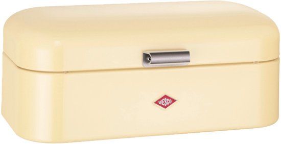 Wesco Grandy Broodtrommel | 10 Liter - Amandel | Metaal | BPA-vrij