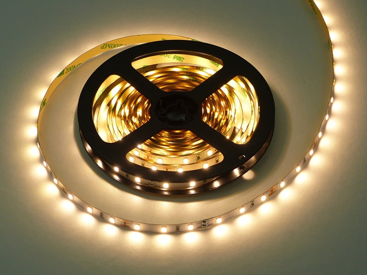 Groenovatie LED Strip, 5 Meter, 7.2 Watt/meter, 2835 LED's, Warm Wit