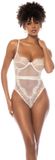 Mapale Mapalé Sexy Teddy - M - Ivoor - Wit