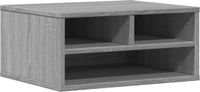 vidaXL Printerkastje - 49x40x22,5 cm - Bewerkt Hout - Grijs Sonoma Eiken