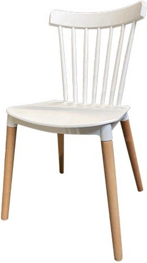 Merkloos Yevette Tuinstoel - Wit