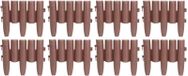Flexibele borderrand GE037, 27x24 cm, PP, bruin, L-2,16 m, verpakking van 8 stuks