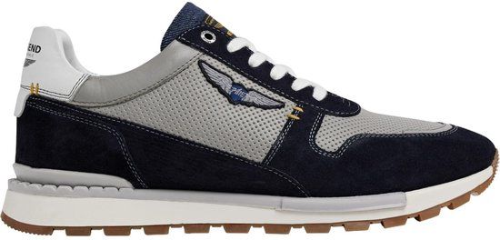 PME Legend Heren Sneakers Aircobra Blauw Leer/Textiel Maat 44