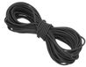 Corde élastique, 2,5 mm x 10 mètres, noir, pour bricolage et camping
