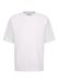Seidensticker Studio Uniseks T-shirt - oversized fit - ronde hals - korte mouwen, wit, L