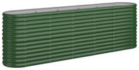 StarTech Verhoogde plantenbak van verzinkt staal - Tuinbak - 224 x 40 x 68 cm - Groen - Eenvoudige montage - Gemakkelijk te onderhouden